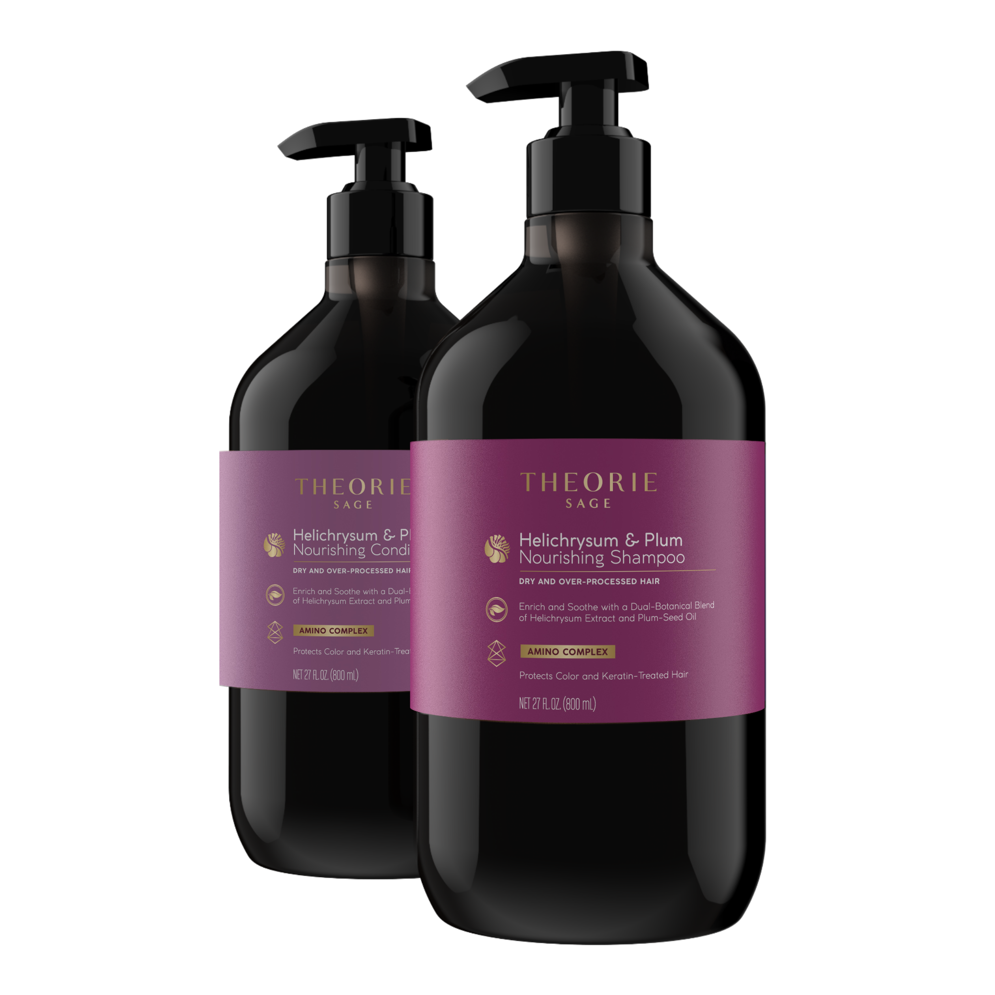 Helichrysum & Plum Nourishing Shampoo & Conditioner Set