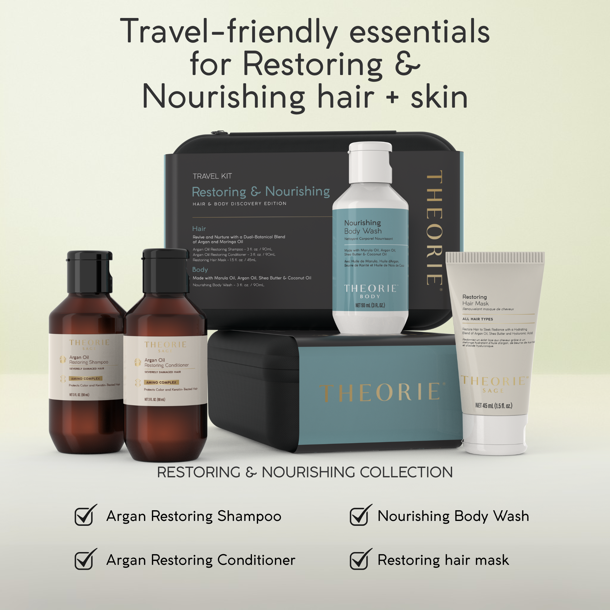Restoring & Nourishing Travel Kit