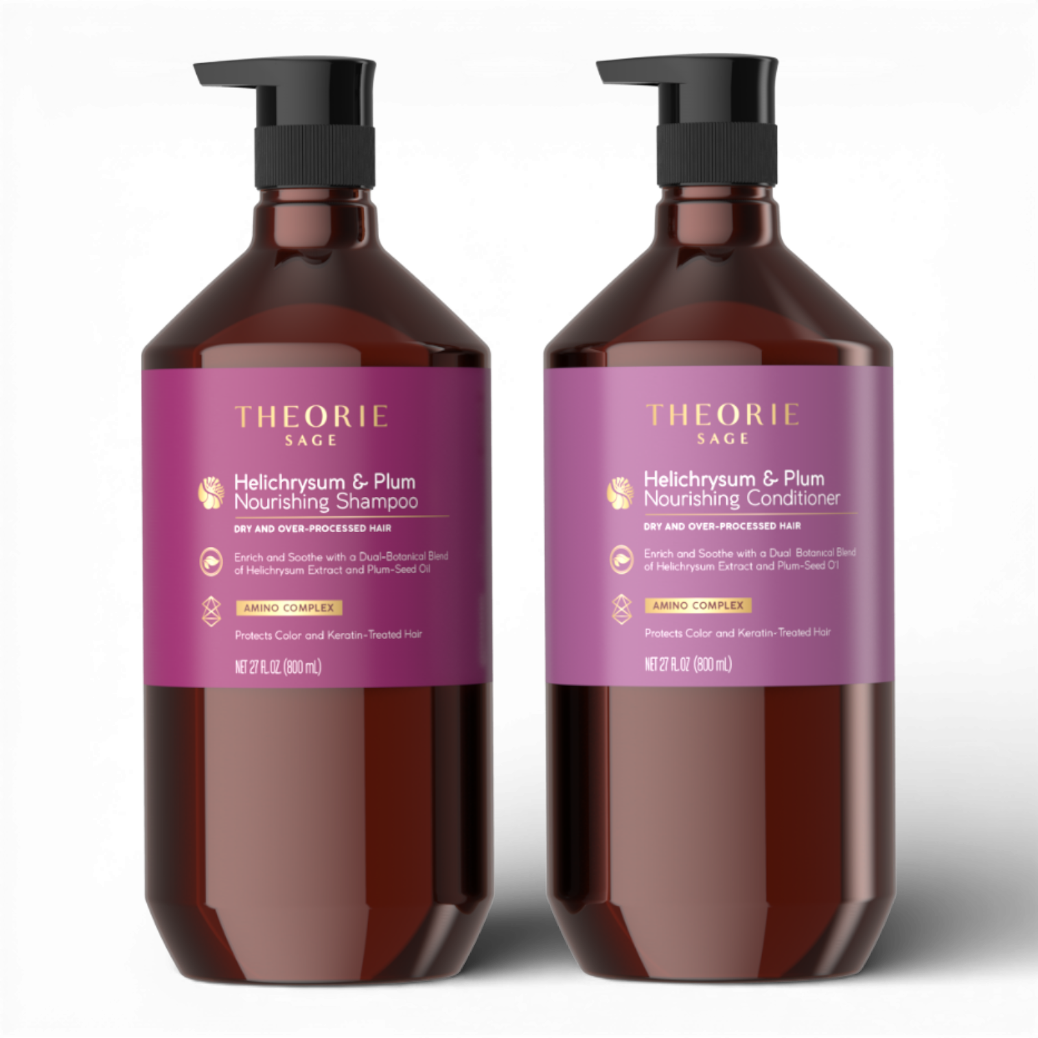 Helichrysum & Plum Nourishing Shampoo & Conditioner Set